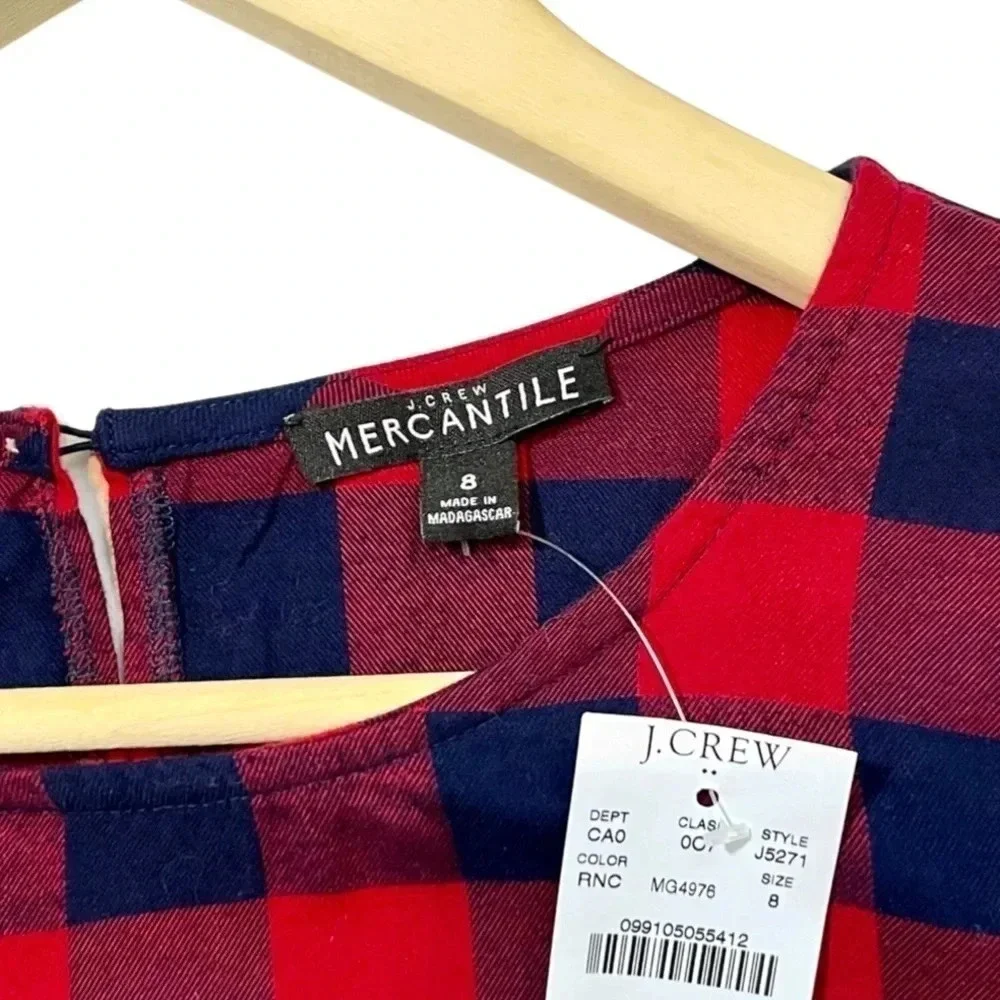 J. Crew buffalo check